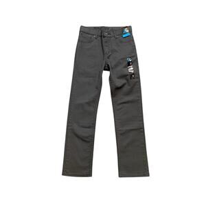 Amplify Jeans Youth Boys 12 Gotham Grey Skinny Extra SLIM Stretch Straight Leg